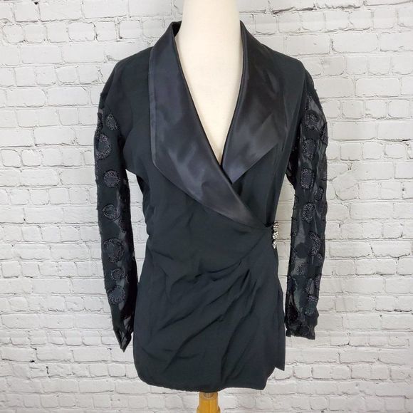 Joseph Ribkoff Tops - JOSEPH Ribkoff Black Evening Cocktail Jacket 6